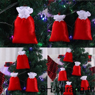 【Buran】ถุงใส่ขนม แบบหูรูด ของขวัญคริสต์มาส 10 ชิ้น