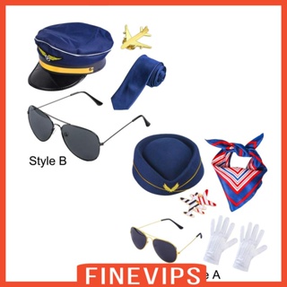 [Finevips] พร็อพชุดคอสเพลย์ ฮาโลวีน พร็อพถ่ายรูป หมวก แว่นตา สําหรับตกแต่งปาร์ตี้