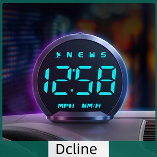 [Dcline.th] เครื่องวัดความเร็วดิจิทัล GPS HUD สําหรับรถยนต์