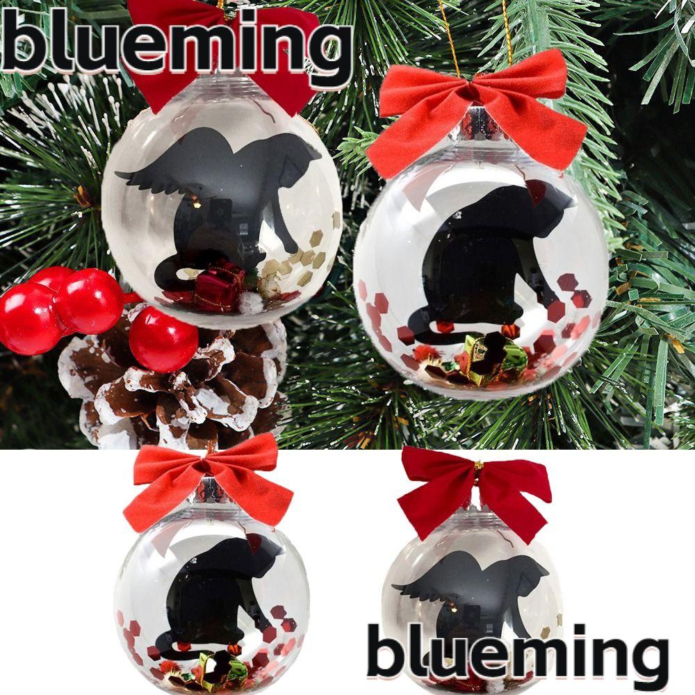 blueming2-ลูกบอล-pvc-ใส-รูปแมวดํา-สําหรับตกแต่งบ้าน-ต้นคริสต์มาส