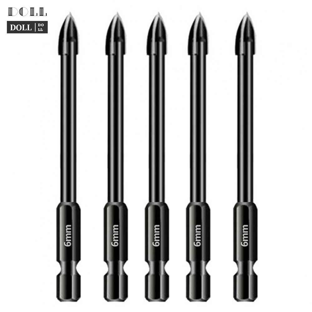 new-precise-and-fast-drilling-6mm-tile-porcelain-drill-bits-with-hex-shank-pack-of-5