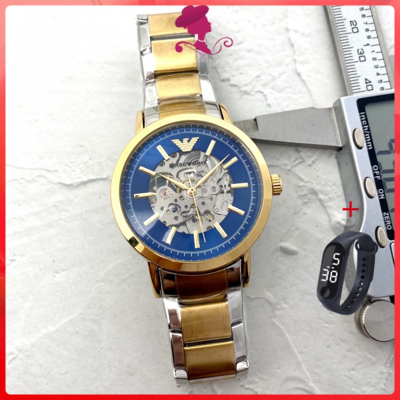 นาฬิกา-emporio-armani-นาฬิกาผู้ชาย-นาฬิกาข้อมืออัตโนมัติ-หรูหรา-แฟชั่นสําหรับผู้ชาย