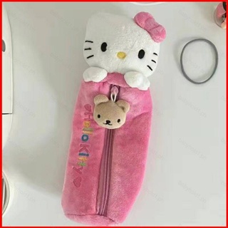 Fash Sanrio กล่องดินสอ อเนกประสงค์ ลายการ์ตูน Hello Kitty น่ารัก ความจุขนาดใหญ่ สําหรับนักเรียน