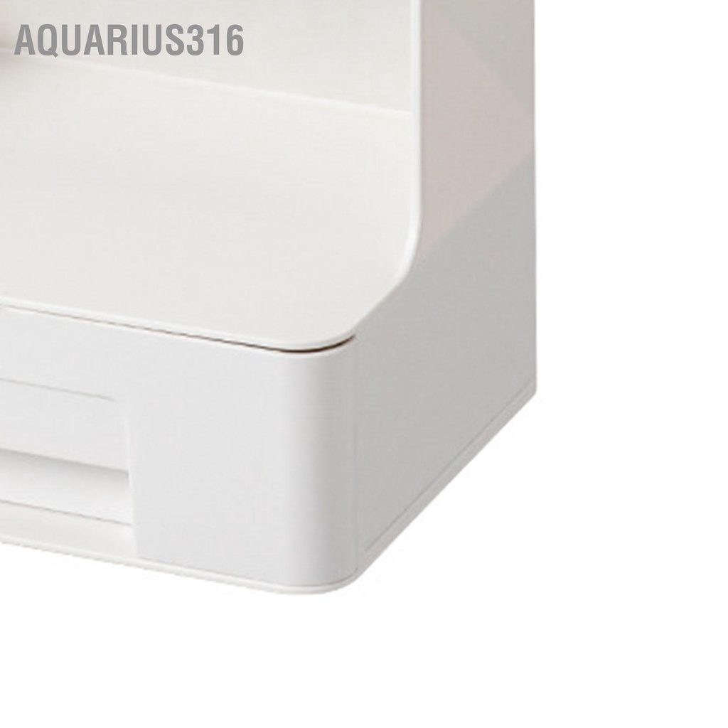 aquarius316-กล่องเก็บของตั้งโต๊ะหลายช่องดินสอที่ใส่ของต่างๆพร้อมลิ้นชักพลาสติกเครื่องเขียนออแกไนเซอร์