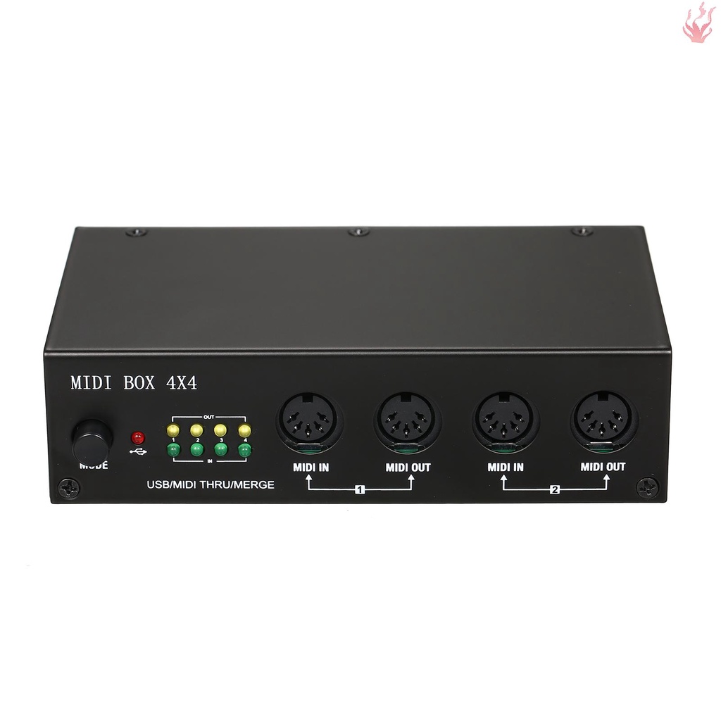 y-um4x4-กล่องอินเตอร์เฟซ-usb-midi-4-in-4-out-64-midi-4i-4o-merge-2i4o-midi-4x4