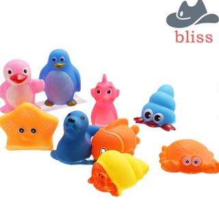 Bliss ของเล่นบีบ มีเสียง สีสันสดใส สําหรับอาบน้ําเด็ก