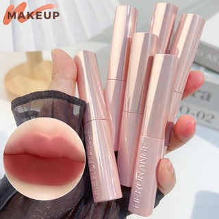 Herorange ลิปทินท์กํามะหยี่ เนื้อแมตต์ / ลิปกลอส กันน้ํา ติดทนนาน / ลิปสติกหลอดสีชมพู / ลิปกลอส สีแดง ไม่ติดถ้วย / เครื่องสําอางสําหรับผู้หญิง