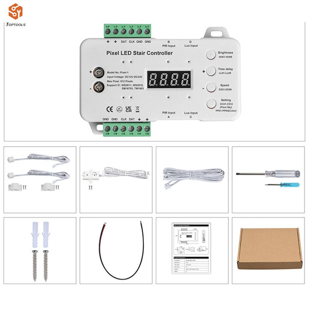 บันไดควบคุมไฟ-led-pixel-1-dc12-24v