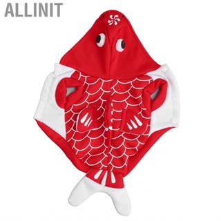 Allinit Dog Fish Costume Funny Halloween Apparel For  Cosplay Goldfish
