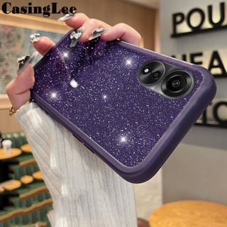 เคสโทรศัพท์มือถือ ซิลิโคนนิ่ม ใส กันตก ป้องกันกล้อง แต่งกลิตเตอร์ สวยหรู สําหรับ Honor X5 Plus X5 Plus