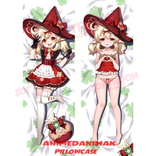 Genshin Impact Klee Dakimakura ปลอกหมอนอิงโซฟา แบบนิ่ม ลายอนิเมะญี่ปุ่น Otaku ขนาด 50x160 ซม. DK4725