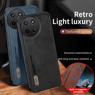 เคสโทรศัพท์มือถือหนัง PU นิ่ม ผิวด้าน กันกระแทก สไตล์เรโทร สําหรับ Realme 11 pro plus 11proplus 11pro+ 11Nfc 11X Realme11 pro Realme11pro