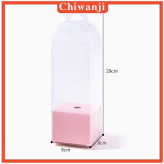 [Chiwanji] กล่องของขวัญเปล่า ลายดอกกุหลาบ พร้อมหูหิ้ว ใช้ซ้ําได้ สําหรับใส่ดอกไม้ครบรอบ 10 ชิ้น