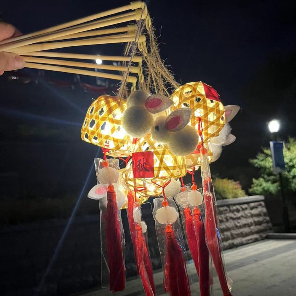 โคมไฟไม้ไผ่-รูปกระต่าย-เรืองแสง-แฮนด์เมด-สไตล์จีน-เหมาะกับเทศกาลฤดูใบไม้ร่วง-สําหรับเด็ก