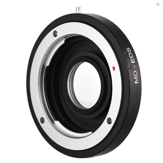 {Fsth} แหวนอะแดปเตอร์เมาท์เลนส์ MD-EOS พร้อมเลนส์แก้ไข สําหรับเลนส์ Minolta MD Canon EOS EF Camera Focus Infinity