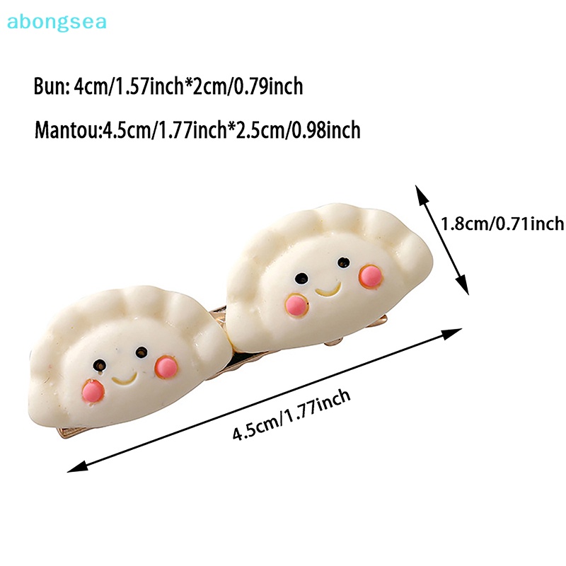 abongsea-กิ๊บติดผม-รูปเกี๊ยว-อาหารซาลาเปา-ด้านข้าง-ขนาดเล็ก-สไตล์เกาหลี-สําหรับผู้หญิง