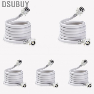 Dsubuy Universal Washing Machine Water Inlet Extension Tube PVC Hose with Steel Connecting Head