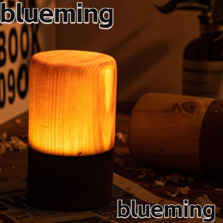 Blueming2 โคมไฟกลางคืน แบบไม้ สีขาว สําหรับของขวัญ