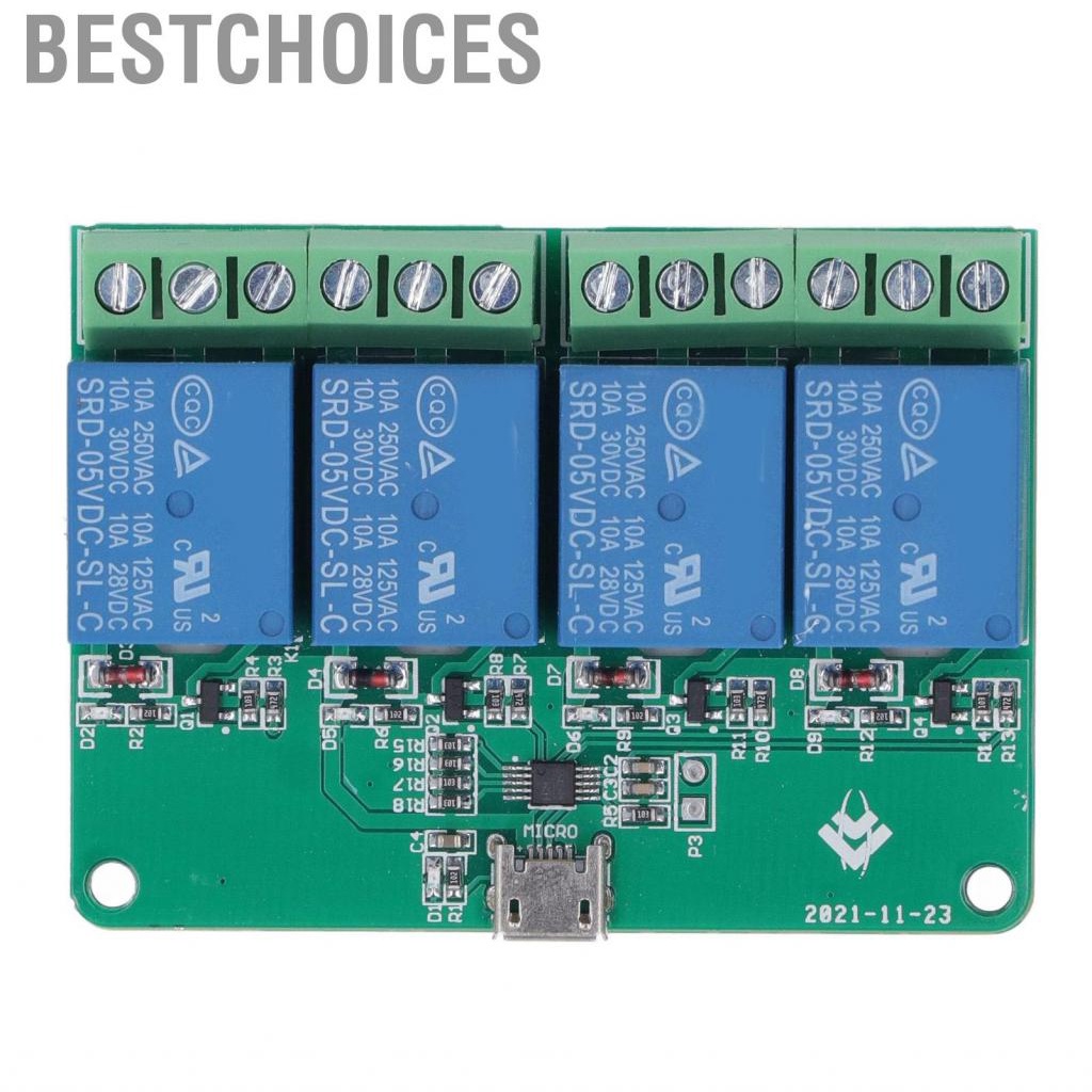 bestchoices-1pc-5v-4-channel-relay-module-switch-free-usb-expansion-board