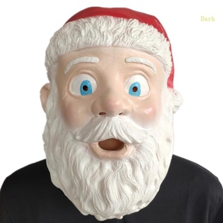 ซานตาคลอส คอสเพลย์ ใบหน้าตลก เสมือนจริง ขนาด 25x35 ซม. สําหรับตกแต่งคริสต์มาส