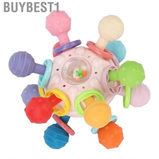 Buybest1 Baby Hand Rattle Toy Colorful Teething Balls Gum  Early Educational R Hbh