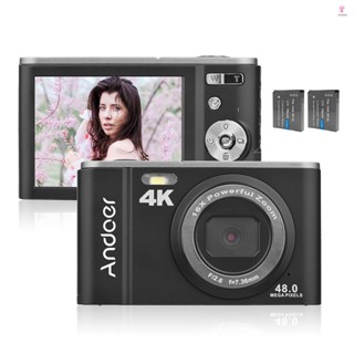 Andoer Portable Digital Camera with 2.8-inch IPS Screen - Perfect for Selfies and Vlogging