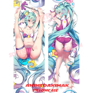 Vocaloid Hatsune Miku Dakimakura ปลอกหมอนอิงโซฟาเบด แบบนิ่ม ลายอนิเมะญี่ปุ่น Otaku ขนาด 50x160 ซม. DK4698