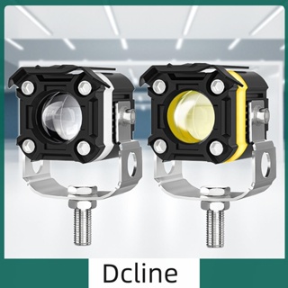 [Dcline.th] ไฟเสริม LED 6000LM 6000K IP68 กันน้ํา 9-30V สําหรับรถจักรยานยนต์