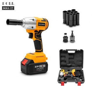 ⭐NEW ⭐21V 2 In 1 Brushless Cordless Electric Impact Wrench 1/2Inch 15000Amh Battery