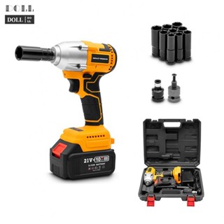 ⭐NEW ⭐21V 2 In 1 Brushless Cordless Electric Impact Wrench 1/2Inch 15000Amh Battery