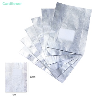 &lt;Cardflower&gt; ฟอยล์อลูมิเนียม พร้อมแถบผ้าฝ้าย สําหรับตกแต่งเล็บ 50 100 ลดราคา