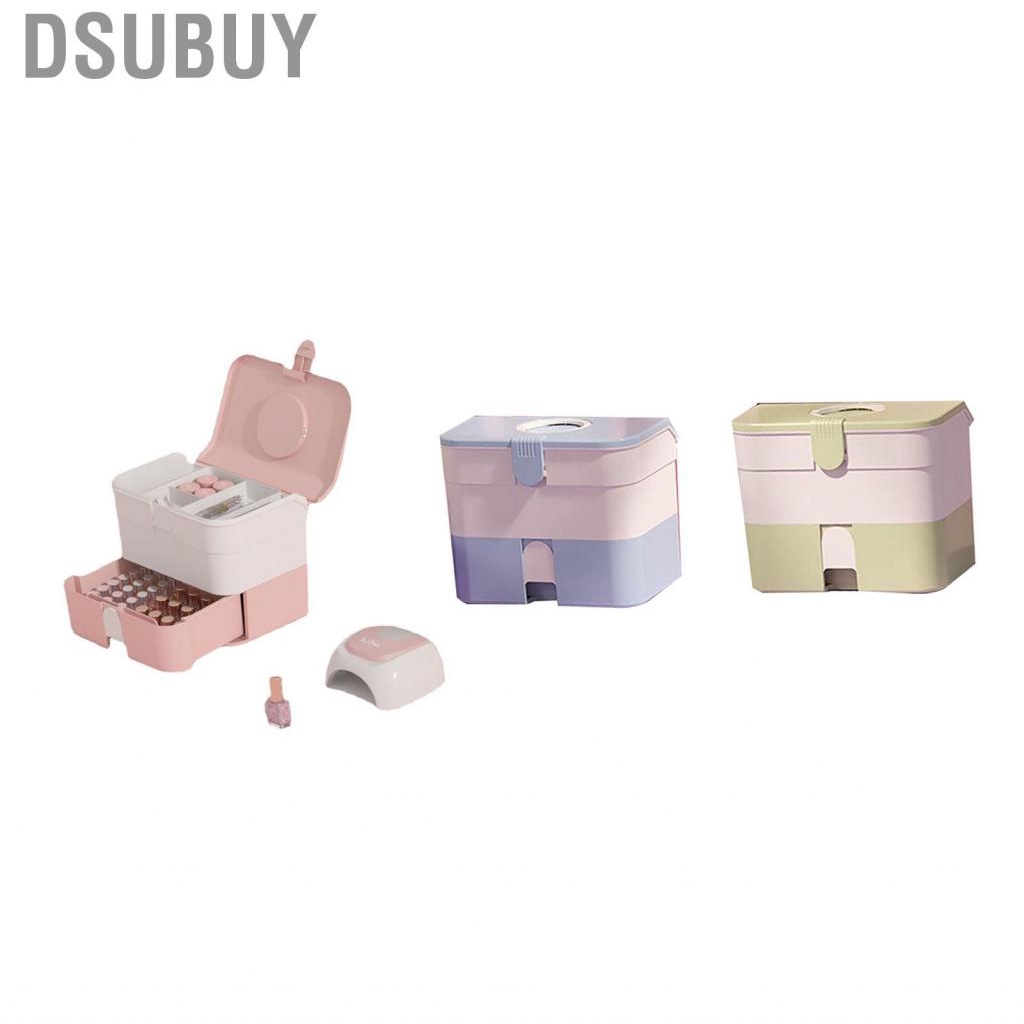 dsubuy-makeup-storage-box-lightweight-drawer-organizer-compartment-design-2-layers-practical-with-carry-handle-for-outdoor