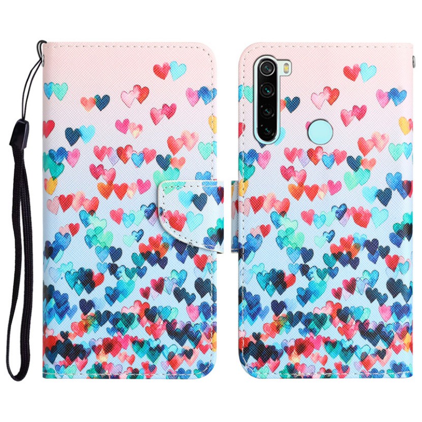 เคสโทรศัพท์มือถือหนัง-ฝาพับ-ลายดอกไม้-สําหรับ-xiaomi-redmi-note-8-2021-note8-pro-note8t-8t-8pro