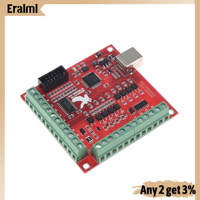 eralml-cnc-usb-mach3-100khz-บอร์ดเบรกเอาท์-4-แกน-อินเตอร์เฟซ-ไดรเวอร์-ตัวควบคุมการเคลื่อนไหว