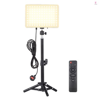 Andoer LED Video Light Kit 45W Photography Fill Light Panel with Desktop Light Stand for Video Conference and Product Photography