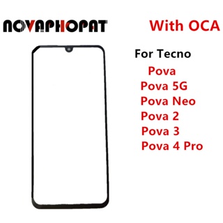 อะไหล่หน้าจอสัมผัส LCD และ OCA สําหรับ Tecno Pova 4 Pro 3 2 Neo 5G LE7 LF7n LG8n LD7