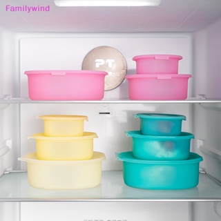 Familywind&gt; กล่องซิลิโคน เกรดอาหาร สําหรับเก็บผัก ผลไม้ ผัก เนื้อสัตว์ ในตู้เย็น