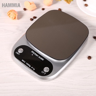  HAMMIA 1 ชิ้น 10 กิโลกรัม/กรัมดิจิตอล LCD ครัวอิเล็กทรอนิกส์ทำอาหารอาหารการคำนวณตายเครื่องชั่งน้ำหนักสมดุล