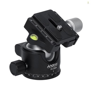 Flt Andoer H-35A อะแดปเตอร์ขาตั้งกล้อง โลหะผสมอลูมิเนียม รับน้ําหนักได้เต็มที่ 15 กก. 33 ปอนด์