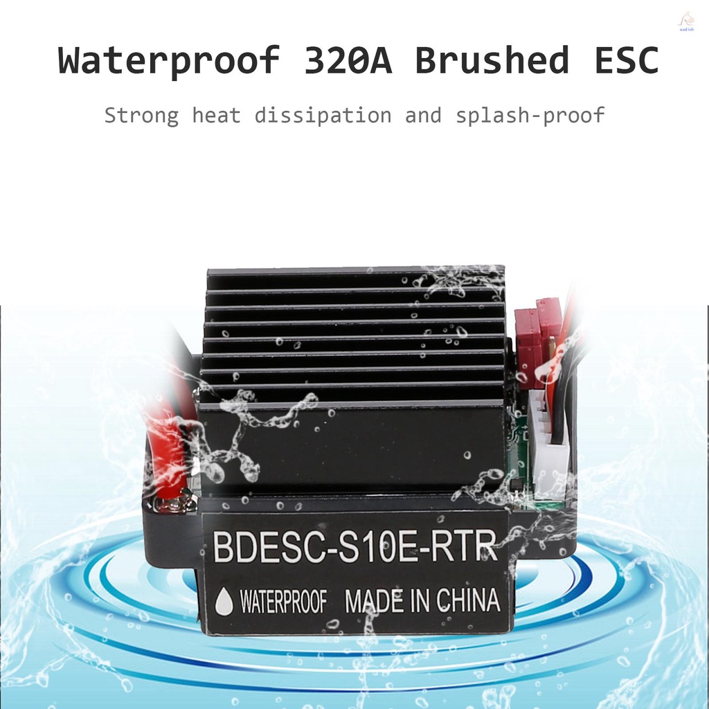 ตัวควบคุมความเร็วไฟฟ้า-320a-esc-พร้อมเบรก-กันน้ํา-รองรับแบตเตอรี่-2-3s-แบบเปลี่ยน-สําหรับเรือบังคับ-hsp-redcat-traxxas-tamiya