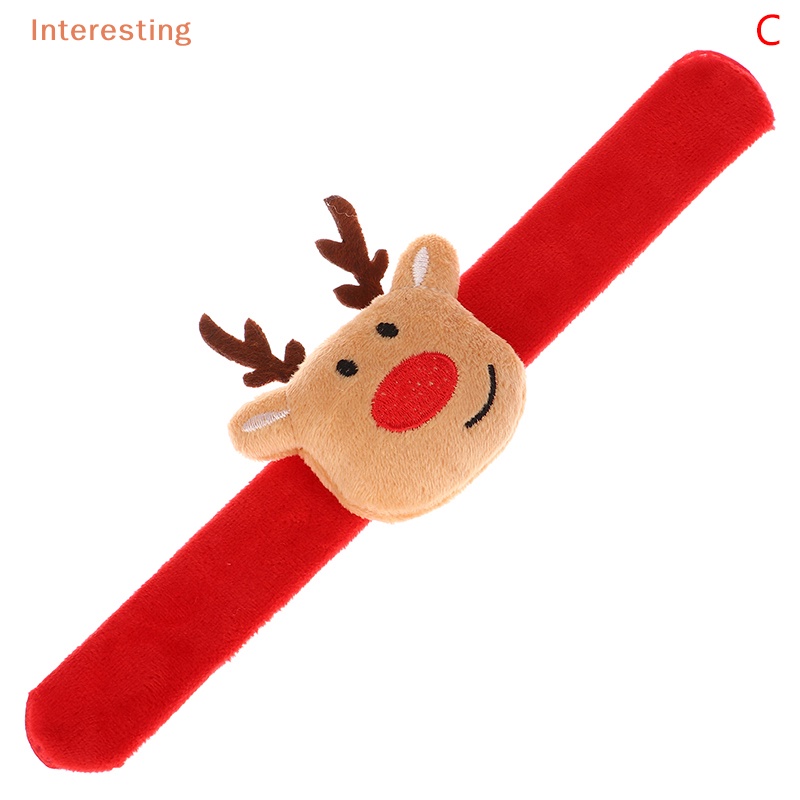 interesting-สายรัดข้อมือตุ๊กตาซานตาคลอส-สโนว์แมน-กวางเอลก์-คริสต์มาส-ของขวัญ-สําหรับเด็ก