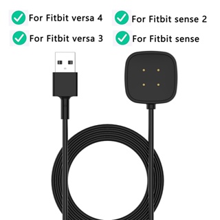 สายชาร์จ USB แบบพกพา แบบเปลี่ยน สําหรับ Fitbit Sense 2 Smart Bracelet Fitbit Versa 3 Versa 4