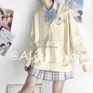Alice เสื้อกันหนาว เสื้อฮู้ด ดูสวยงาม Fashion chic casual WJK2390PLX37Z230913