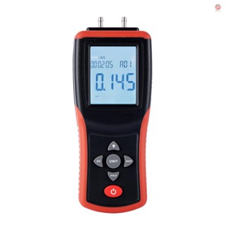 Hand-held Dual-port Manometer for Accurate Air Pressure Testing with LCD Display