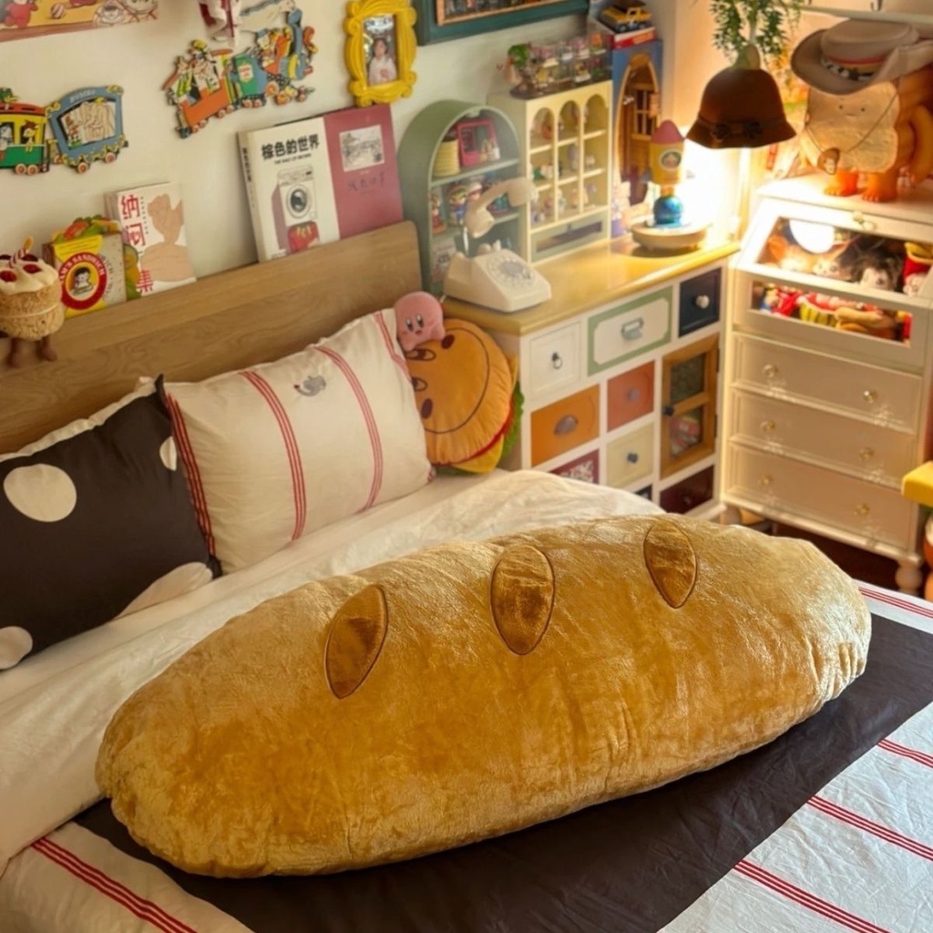 หมอนขนมปังแสนอร่อย-หมอนอิงโซฟา-หมอนซิป-ถอดออกได้-หมอนนอนในห้องนอน
