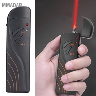 MMADAR ปากกาแสงสีแดงความแม่นยำสูง 30mW 650nm 30KM เครื่องระบุความผิดภาพแบบพกพาพร้อมไฟ LED