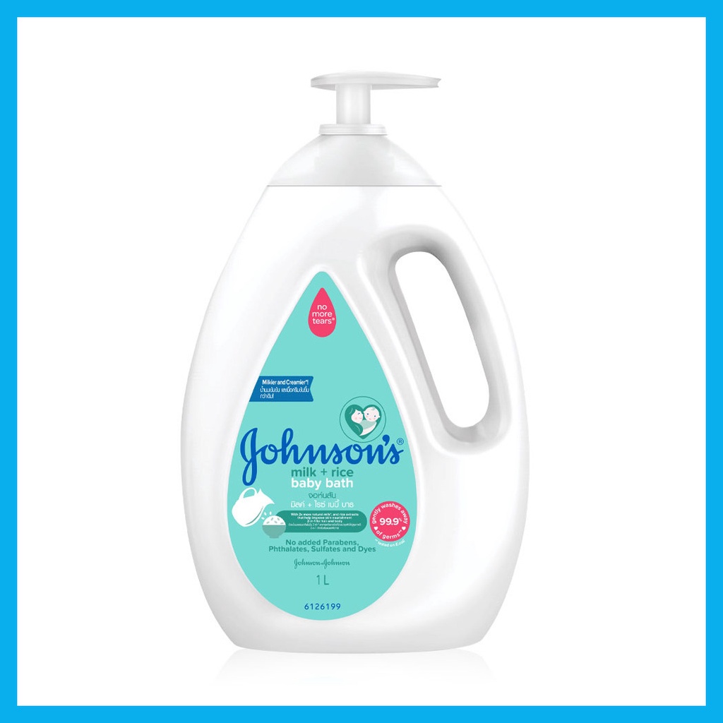 johnsons-baby-milk-rice-baby-bath-1000ml-จอห์นสัน-ผลิตภัณฑ์ทำความสะอาดผิวลูกน้อย
