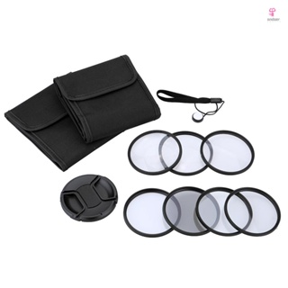 Andoer 72mm Photography Filter Set UV CPL Star8 Close-up Lens for Canon