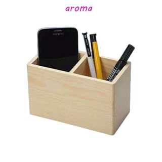 Aroma กล่องเก็บแปรงแต่งหน้า ปากกา เครื่องเขียน ขนาดใหญ่ จุของได้เยอะ สําหรับสํานักงาน