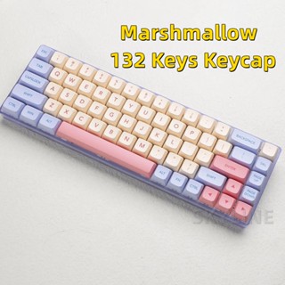 【ลดราคา】ปุ่มกดคีย์บอร์ด 132 คีย์ PBT XDA สําหรับ MX Switch Fit 61 64 68 87 96 104 108